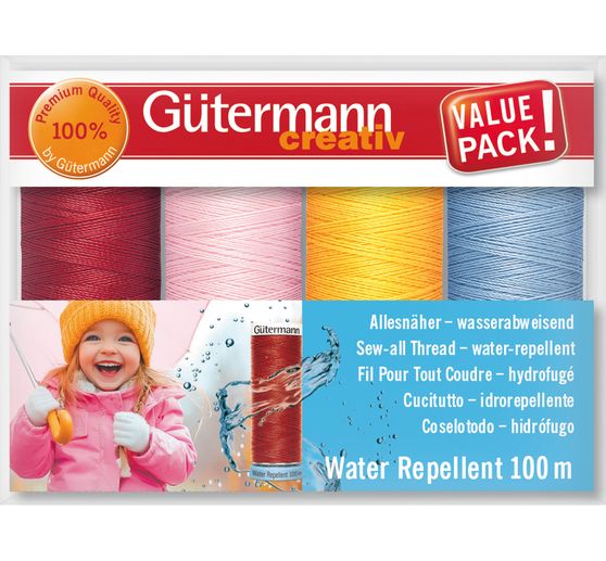 G&uuml;termann N&auml;hfaden-Set Allesn&auml;her "Water Repellent"