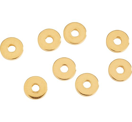 Metal spacer discs, &Oslash; 6 mm