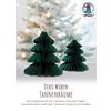 Waben-Tannenbaum-Set Gr&uuml;n