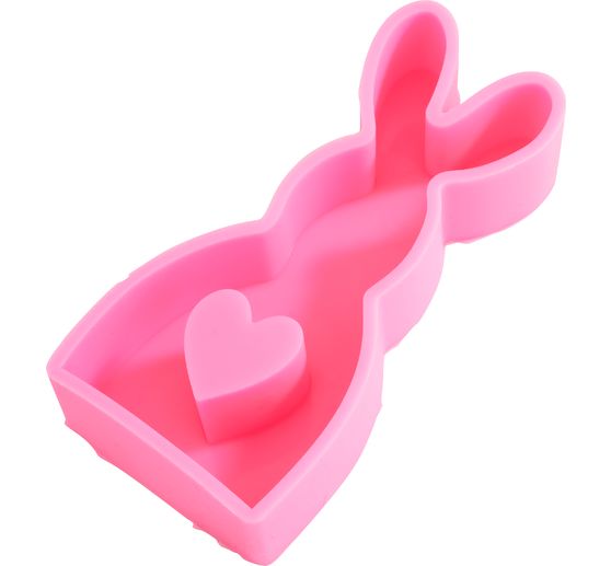 VBS Silikon-Gie&szlig;form "Hase mit Herz"