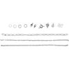 Bastelset "Armb&auml;nder Click & Match" Silber
