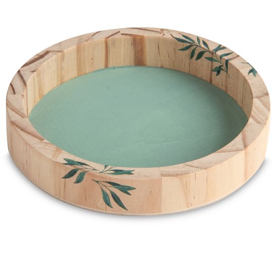 Holztablett-Schale "Rund"