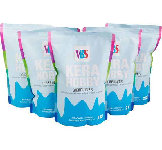 VBS Gie&szlig;pulver "KeraHobby", Wei&szlig;