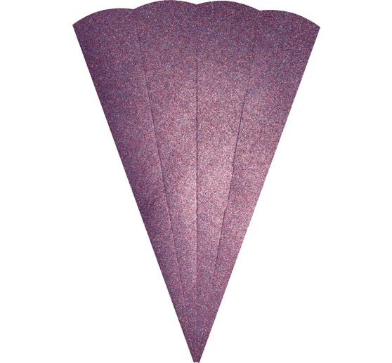 Schult&uuml;ten-Rohling "Glitter"