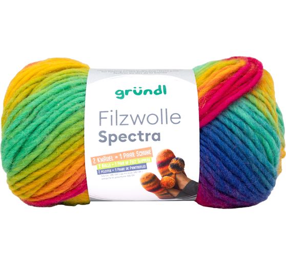Gr&uuml;ndl Filzwolle "Spectra"