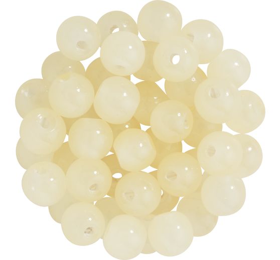 Glasperlen "Pastell", 6 mm