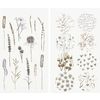 Washi stickers "In the Meadow" Black/Gold