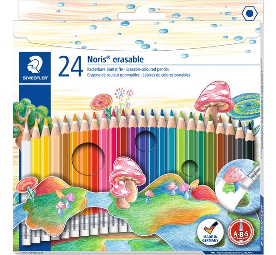 STAEDTLER Buntstifte radierbar "Noris erasable"