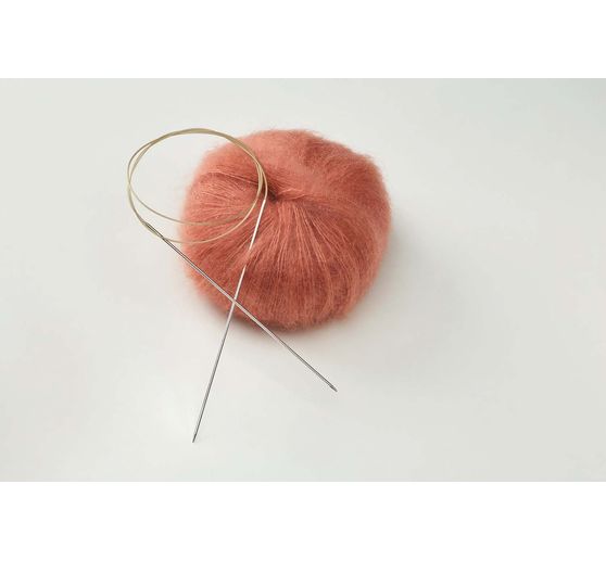 addi Rundstricknadel, Metall, 60 cm