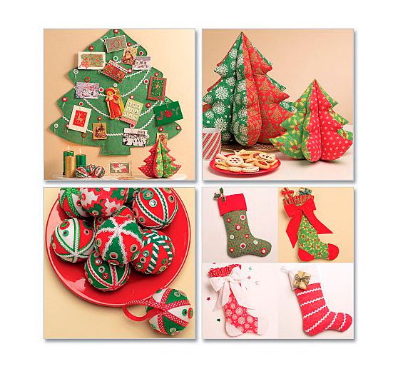McCalls Schnittmuster M5778 "Weihnachtsdekoration"