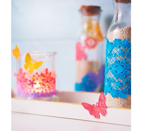 VBS Glasflaschen "Milk", 3er-Set