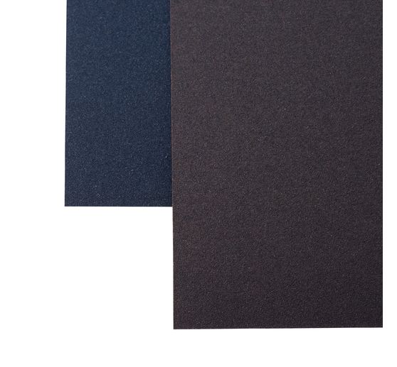 Nass-Schleifpapier, sortiert