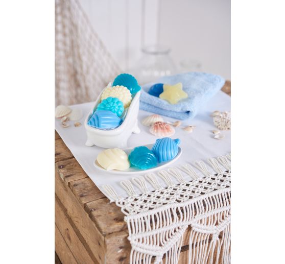 Ceramic soap dish "Bathtub", 15x7x7,2cm, white glossy