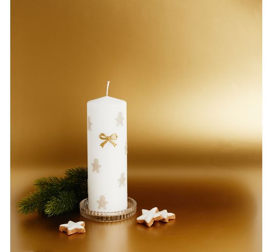 Pillar candle flat head 200/70mm