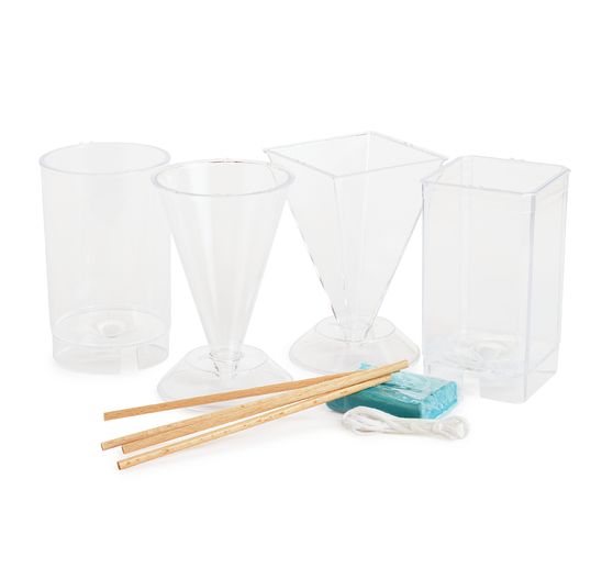 Kerzen-Giessformen, 4er-Set