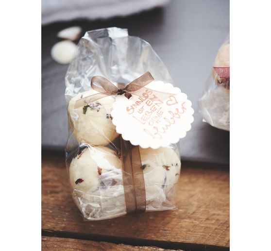 Bath balls, bubbling