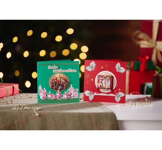 VBS Reliefsticker-Set "Frohe Weihnachten"