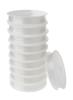 VBS Gummikordeln "Magic Stretch", Transparent, 0,8 mm, 10 Rollen &agrave; 4 m
