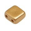 Glasperle "Quadratisch", 35 St&uuml;ck Gold