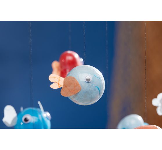 VBS Acrylic ball, &Oslash; 6 cm, 6 pcs.