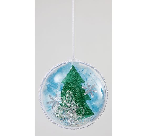 Acrylic ball with hole, &Oslash; 12 cm