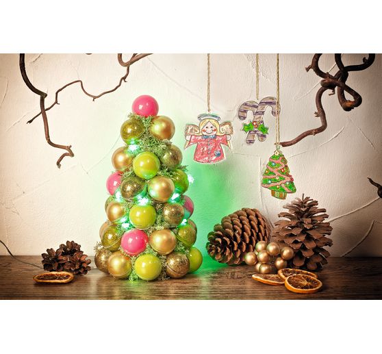 VBS Acrylic ball, &Oslash; 6 cm, 6 pcs.