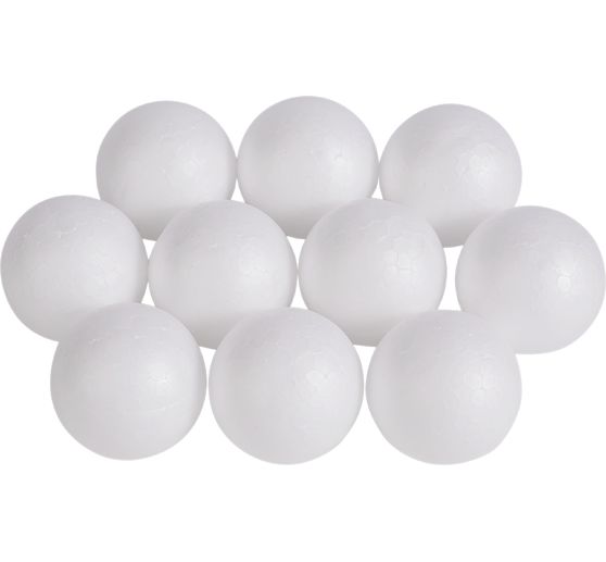 VBS Polystyrene ball, &Oslash; 5 cm, 10 pieces