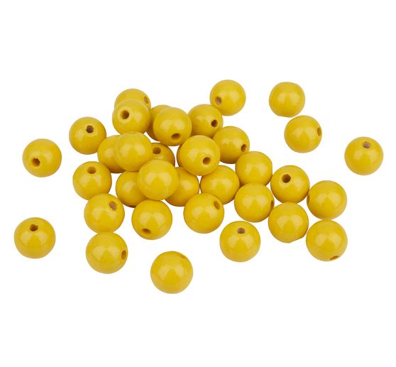 Holzperlen, &Oslash; 12 mm, 30 St&uuml;ck