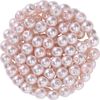 Glaswachsperlen, &Oslash; 4 mm, 100 St&uuml;ck Hellrosa