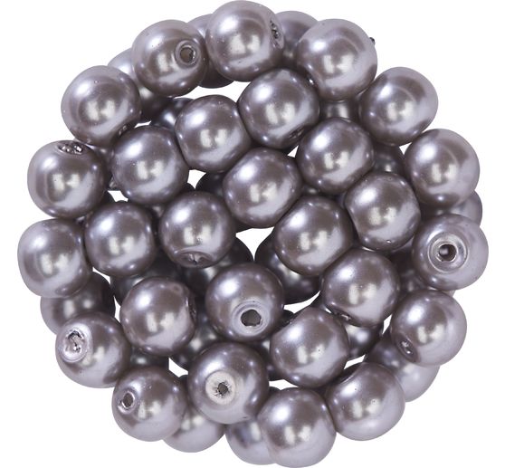 Glaswachsperlen, &Oslash; 6 mm, 55 St&uuml;ck