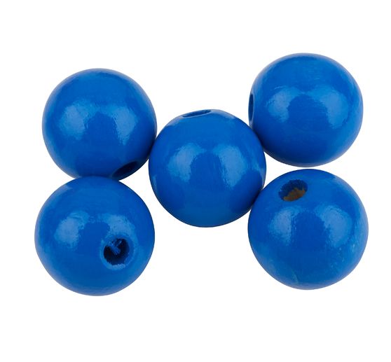 Holzperlen, &Oslash; 12 mm, 30 St&uuml;ck
