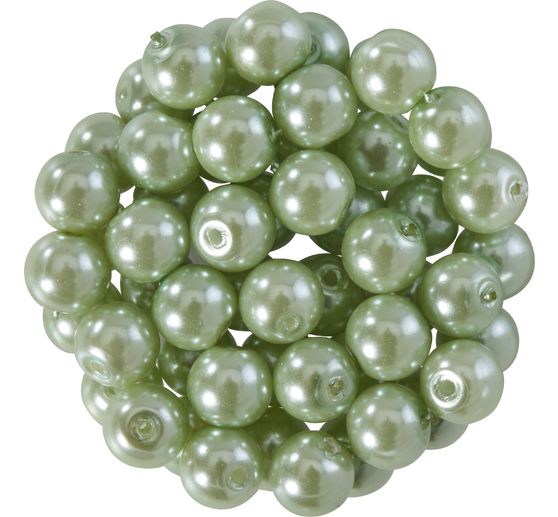 Glaswachsperlen, &Oslash; 6 mm, 55 St&uuml;ck