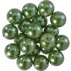 Glaswachsperlen, &Oslash; 10 mm, 20 St&uuml;ck Dunkelgr&uuml;n