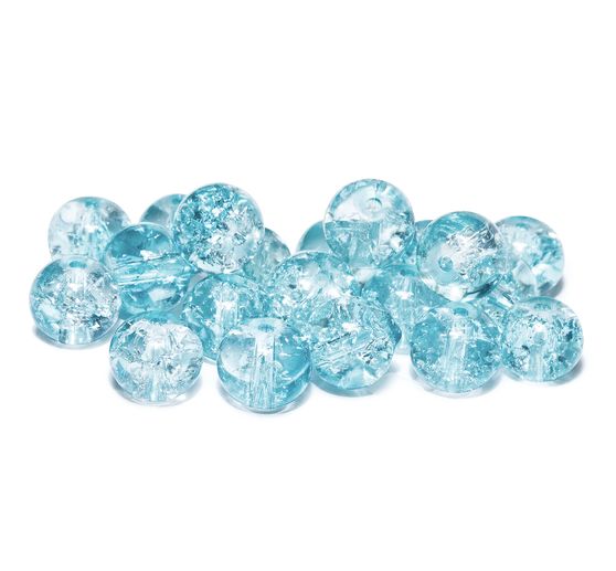 Glitzerperlen, &Oslash; 8 mm, 20 St&uuml;ck