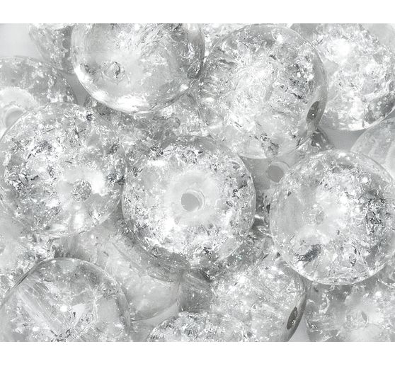 Glitzerperlen, &Oslash; 8 mm, 20 St&uuml;ck
