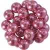 Glaswachsperlen, &Oslash; 8mm, 25Stk., goldgelb (hellorange) Rosa