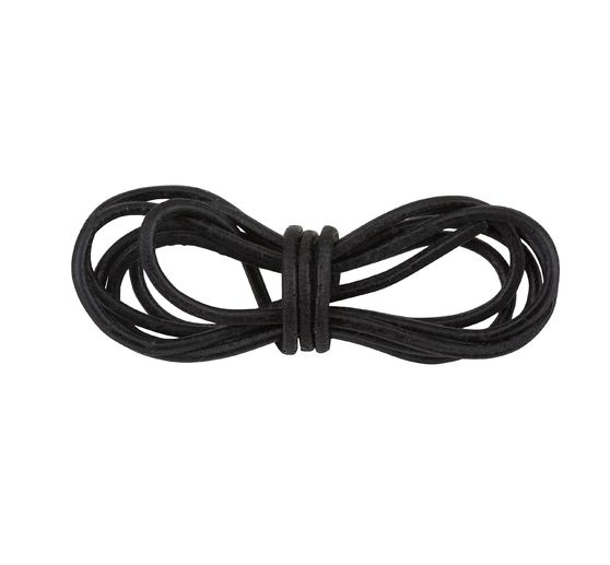 Lederband rund, &Oslash; 2 mm