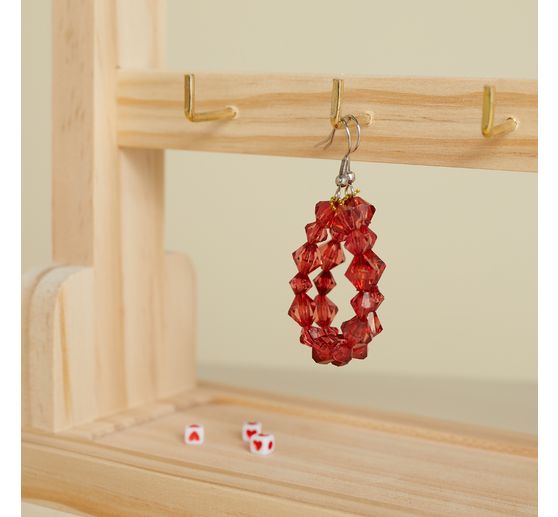 Glasschliffglitzerperlen, 4 mm