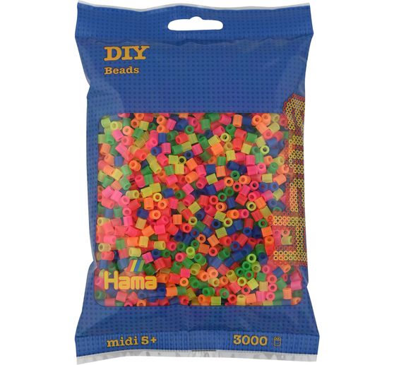 Hama Beads "Neon", 3.000 pcs.