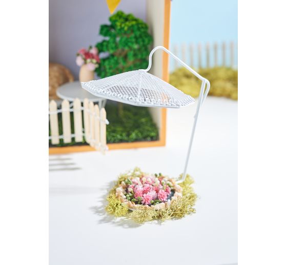 Mini parasol, white