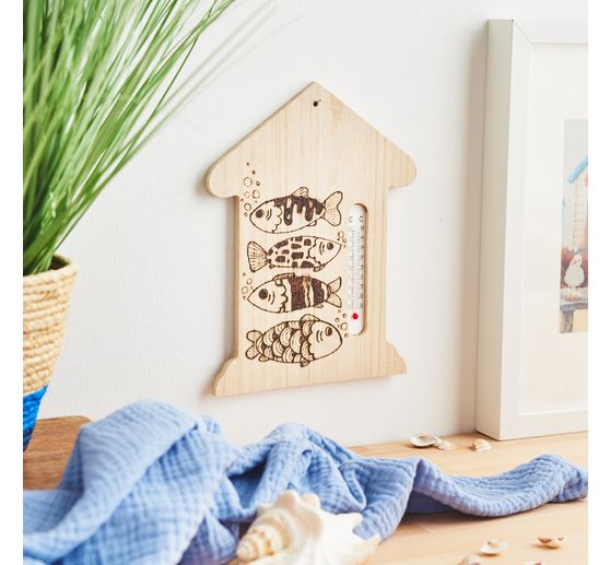 VBS Wall thermometer "House"