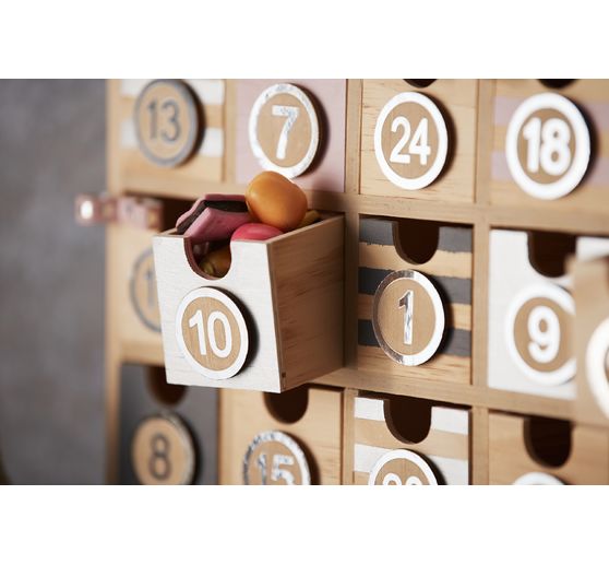 VBS Mini-Kommode / Adventskalender mit 24 Sch&uuml;ben