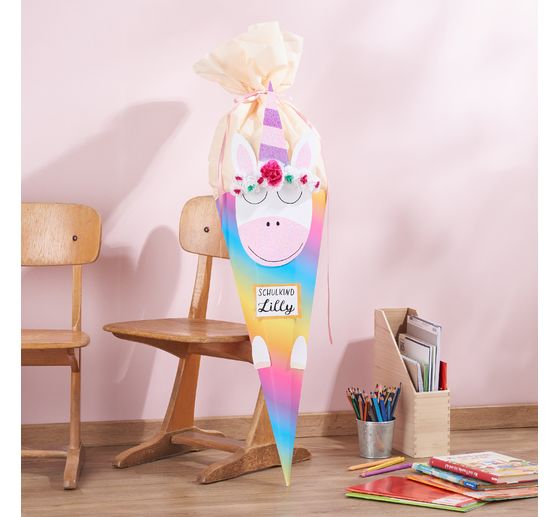Schult&uuml;ten-Zuschnitt, regenbogen