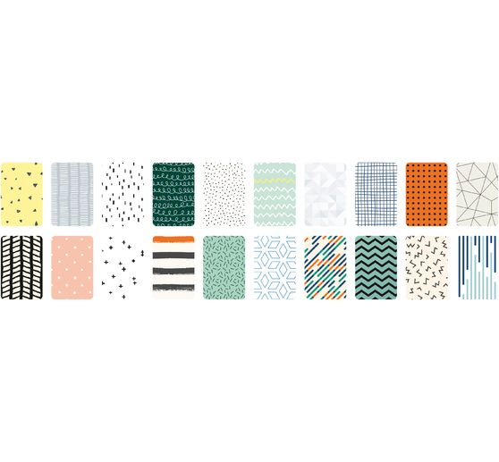 Motif block "Minimalist", 270 g/m&sup2;, 24x34cm, 20 sheets