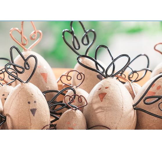 VBS Papier-m&acirc;ch&eacute; eggs, 10 pieces