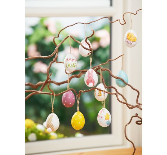 VBS Papier-m&acirc;ch&eacute; eggs, 10 pieces