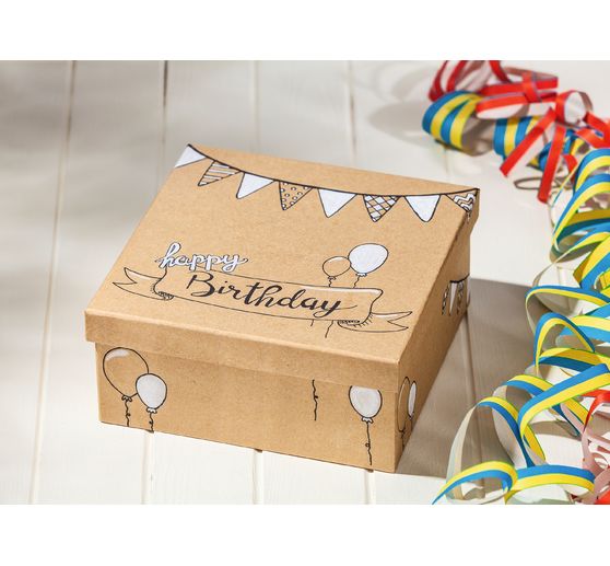 VBS Schachteln "Quadrat", 3er-Set