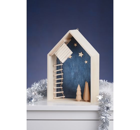 Wooden firs, set of 3