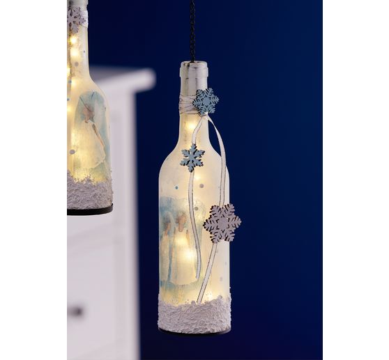 VBS Windlicht "Flasche", H&ouml;he 22 cm