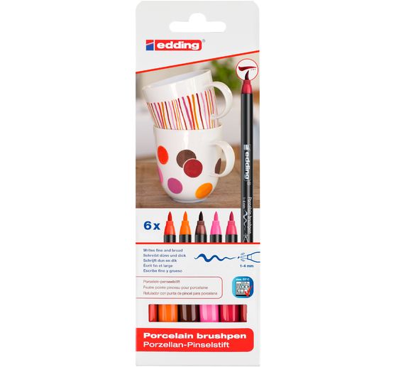 edding 4200 Porcelain brushpen "Warm"